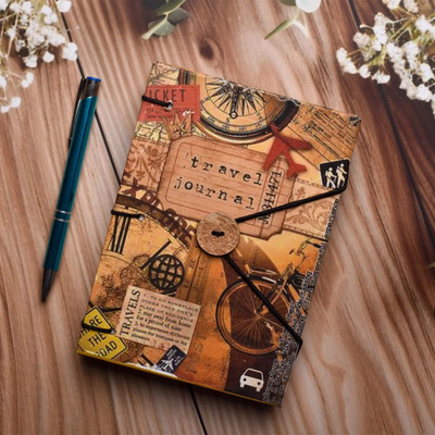 omar craft 1 A5 Diary unruled 200 Pages(Multicolor)