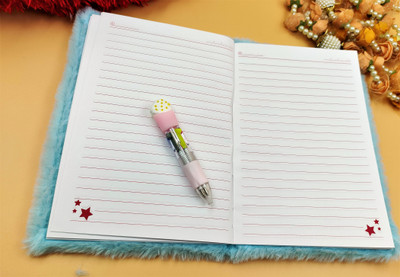 Paper Bear BTS A4 Diary ruled 70 Pages(Light Blue, Pack of 2)