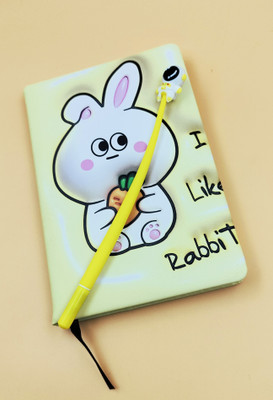 Paper Bear Rabbit A5 Diary Designer 80 Pages(Yellow)