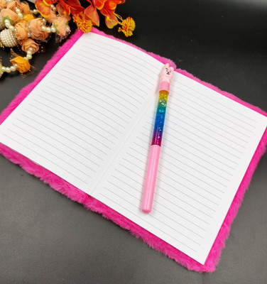 Paper Bear BTS A4 Diary Unrolled 70 Pages(Pink, Pack of 2)