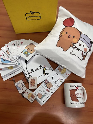 craft maniacs BUBU DUDU STAR TOGETHER FOREVER COMBO A5 Diary RULED 160 Pages(Multicolor)