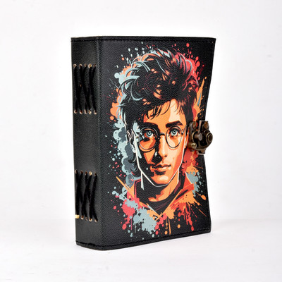 Design Dimension Handicraft Beautifully designed diary Notebook With Lock Clasp For Gift 5*7 A5 Diary Unruled 200 Pages(Multicolor)