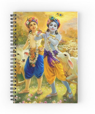 craft maniacs KRISHNA COLLECTION A5 Notebook RULED 120 Pages(KRISHNA)