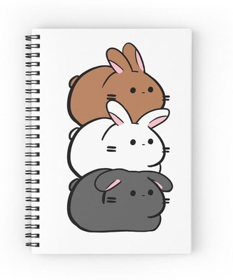 craft maniacs BARE BEARS 2023 COLLECTION A5 Notebook RULED 160 Pages(Multicolor)