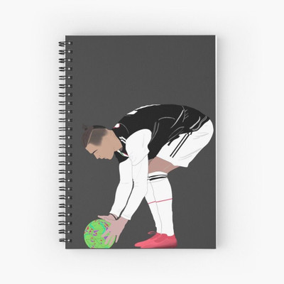 craft maniacs FOOTBALLER DIARY A5 Diary RULED 120 Pages(Multicolor)