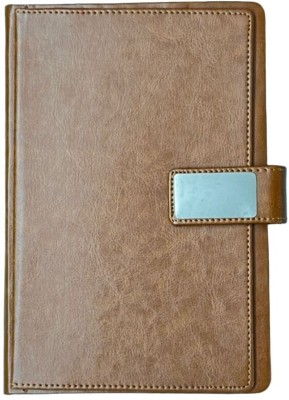 CS ENTERPRISE HANDMADE DIARY A5 Notebook RULED 192 Pages(Tan)