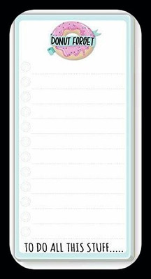 Nourish ToDo List Note Pad_DRY Regular Note Pad Ruled 50 Pages(DONUT)