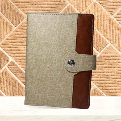 AT enterprises office diary A5 Note Book RULED 228 Pages(Multicolor)