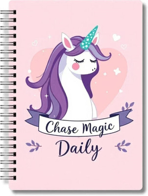 Artable A5 Ruled Notebook A5 Notebook Ruled 160 Pages(Pink)