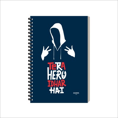 ESCAPER Dialogue Diary A5 Diary Ruled 160 Pages(Tera Hero Idhar Hai)