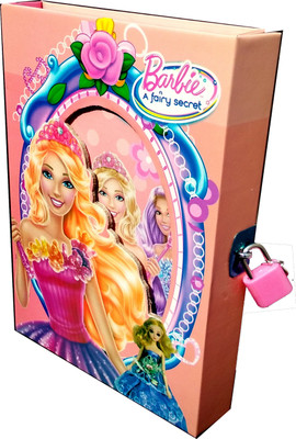 TECHNOCHITRA BAARBEE DEIGN PERSONAL LOCK DAIRY FOR GIRLS Regular Diary SINGLE 100 Pages(Peach)