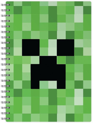 craft maniacs MINECRAFT NOTEBOOK COLLECTION A5 Diary RULED 160 Pages(Black)