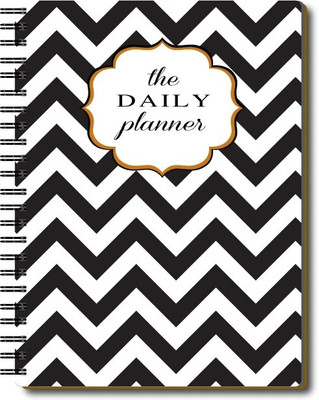 Nourish Daily Planner_DRY A5 Planner/Organizer Ruled 75 Pages(BLACKANDWHITE)