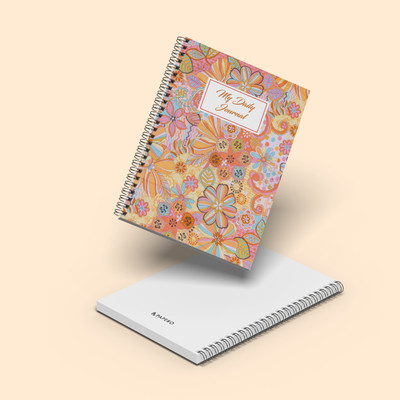 Papero Cherry A5 Notebook Ruled 200 Pages(Pink)