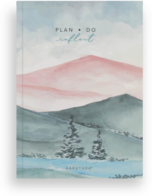 Aaruthra Plan Do Reflect B5 Planner Dot Grid / Bulletin 158 Pages(Serene Landscape)