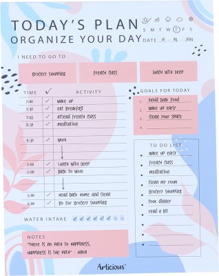 Urban Magic To-do-list Assorted Planner Ruled 50 Pages(Orange)