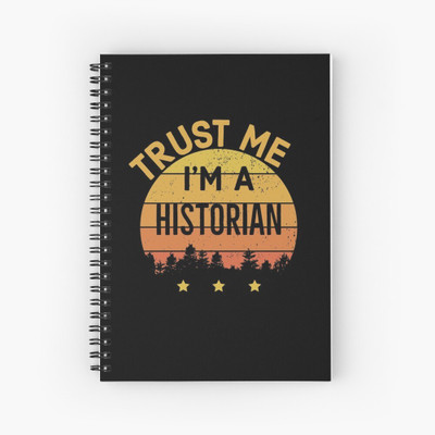 TheHackStore I'm Historian A5 Notebook Ruled 200 Pages(Multicolor)