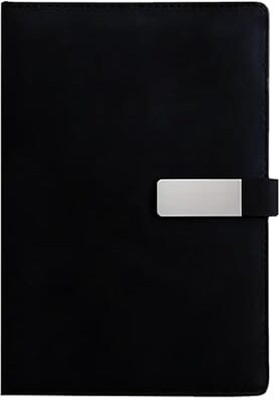 Anshu Black Color With Button Lock Diary A5 Executive Diary A5 Diary RULED 200 Pages(Black)