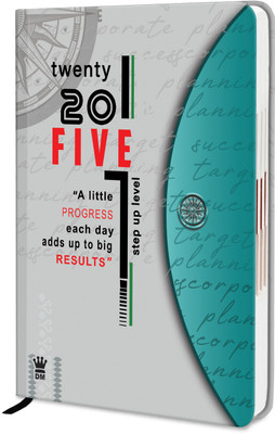 Diarymart Hard Bound 2025 Diary with Dates I Daily Planner New Year Diary 2025 I A5 Diary Ruled 344 Pages(Green)