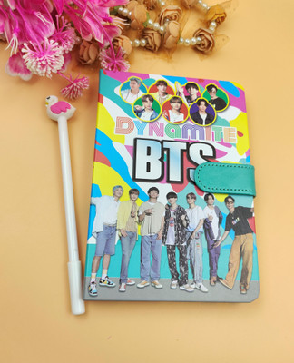 Paper Bear BTS A5 Diary Designer 80 Pages(Green, Pack of 2)