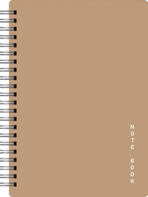 Artable AIR Lineup A5 Notebook Ruled 160 Pages(Brown)