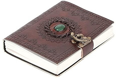 Mateshwari Handicraft Handicrafts Regular Journal Unruled paper 100 Pages(Brown)