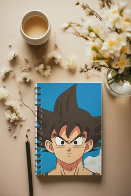 Graphic Word Anime Notebook A5 Notebook unrulled 160 Pages(White)