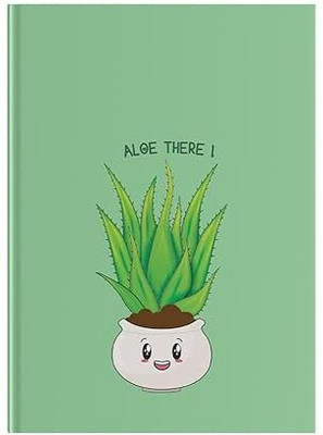 ColorSplash ferris wheel notebook dairy natural shade (abstract aloethere) A5 Notebook rulled pages 192 Pages(Aloe There)