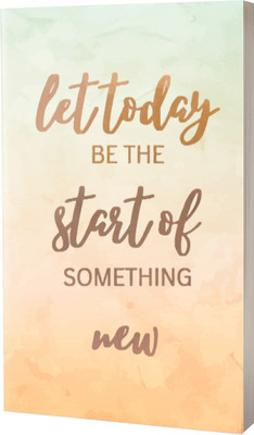 AccuPrints Motivational Premium Soft Bound Notebook A5 Diary Ruled 200 Pages(Multicolor)