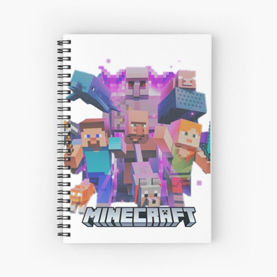 craft maniacs MINECRAFT NOTEBOOK COLLECTION A5 Diary RULED 160 Pages(Black)