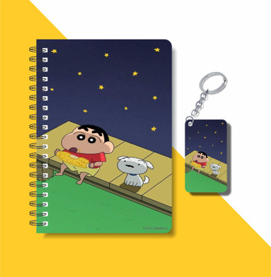 craft maniacs SHINCHAN 2023 NOTEBOOK COLLECTION A5 Notebook RULED 160 Pages(Multicolor)