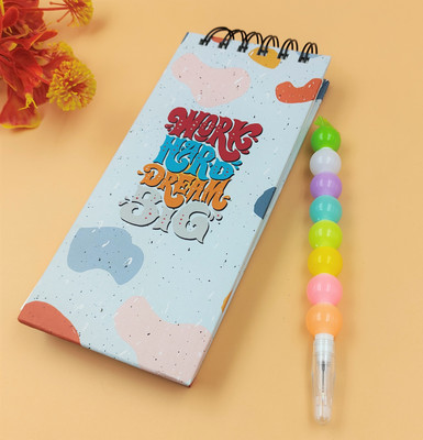 Paper Bear Different A5 Note Pad Designer 50 Pages(Cream, Pack of 2)