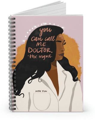craft maniacs DOCTOR NURSE 2023 COLLECTION A5 Notebook RULED 160 Pages(Multicolor)