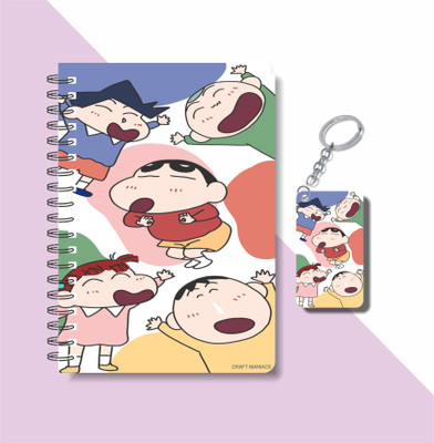 craft maniacs SHINCHAN 2023 NOTEBOOK COLLECTION A5 Notebook RULED 160 Pages(White)