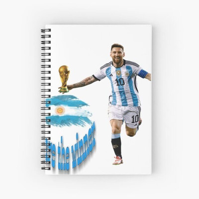 craft maniacs FOOTBALLER DIARY A5 Diary RULED 120 Pages(Multicolor)