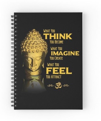 craft maniacs BUDDHA COLLECTION A5 Diary RULED 120 Pages(BUDDHA COLLECTION)