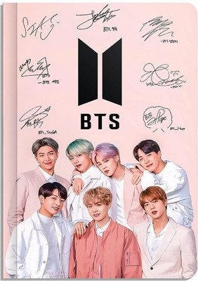 Timbktoo BTS A5 Diary RULED BINDED 96 Pages(as per ability, Pack of 4)