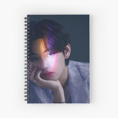 craft maniacs BTS V A5 RULED 160 PAGES DIARY A5 Diary RULED 160 Pages(Multicolor)