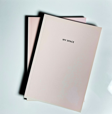 Space and Beauty Abstract Series A5 Notebook Note Book 52 Pages(White)