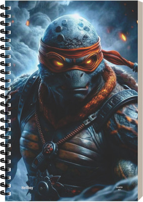 ESCAPER Mutant Ninja Cartoon Spiral Notebook, Diary For Gift, Notepad A5 Diary Ruled 160 Pages(Mutant Ninja)