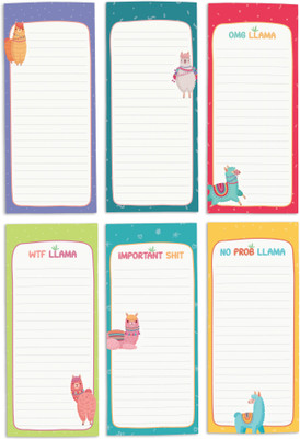 Inkdotpot Notepad Regular Note Pad Unruled 6 Pages(Multicolor, Pack of 6)