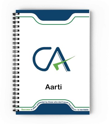 epheriwala CA Aarti / Notebook for Chartered Accountant A5 Diary Unruled 140 Pages(Red)