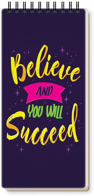 Nourish ToDo List Note Pad_DRY Regular Note Pad Ruled 50 Pages(BELIEVEANDSUCCEED)