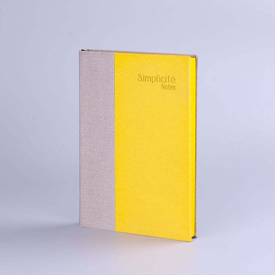 PaperPassion Simplicite Notes Regular Notebook Ruled 240 Pages(Yellow)