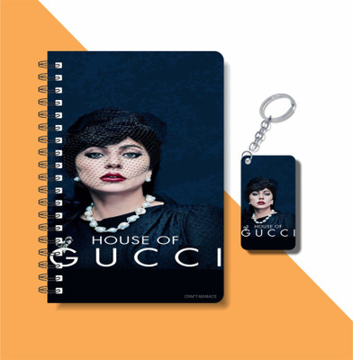craft maniacs LADY GAGA 2023 NOTEBOOK COLLECTION A5 Notebook RULED 160 Pages(White)