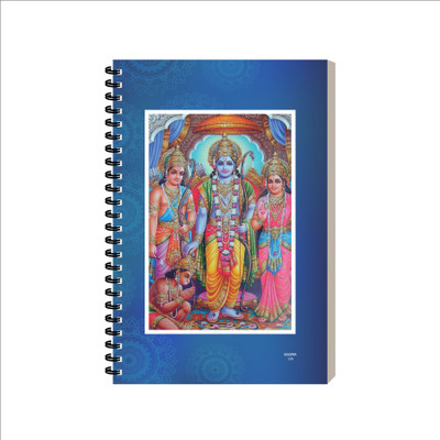 ESCAPER Ram Darbar Devotional Diary Laminated soft cover Notebook, Notepad A5 Diary Ruled 160 Pages(Ram Darbar)