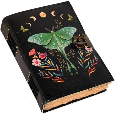 NIZAM HANDICRAFT Creative Hand Crafted A5 Diary UNRULED 200 Pages(Multicolor)