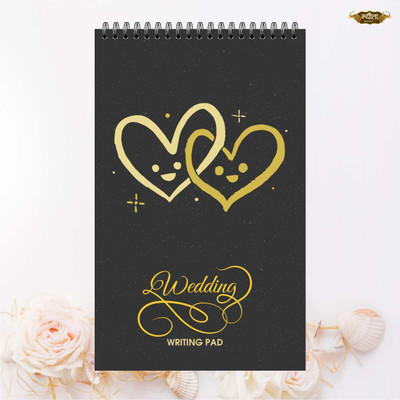 Nyouta Wedding Notepad Regular Note Pad Single Ruled. 100 Pages(Wedding Keepsake)