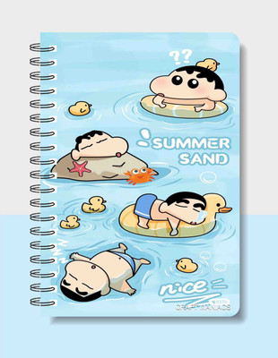 craft maniacs SHINCHAN DIARY 2025 A5 Notebook RULED 160 Pages(Multicolor)