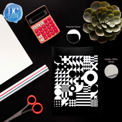 HC with HAPPY CRAFT Tick Tack Toe Notebook A5 Diary Dotted 160 Pages(Multicolor)